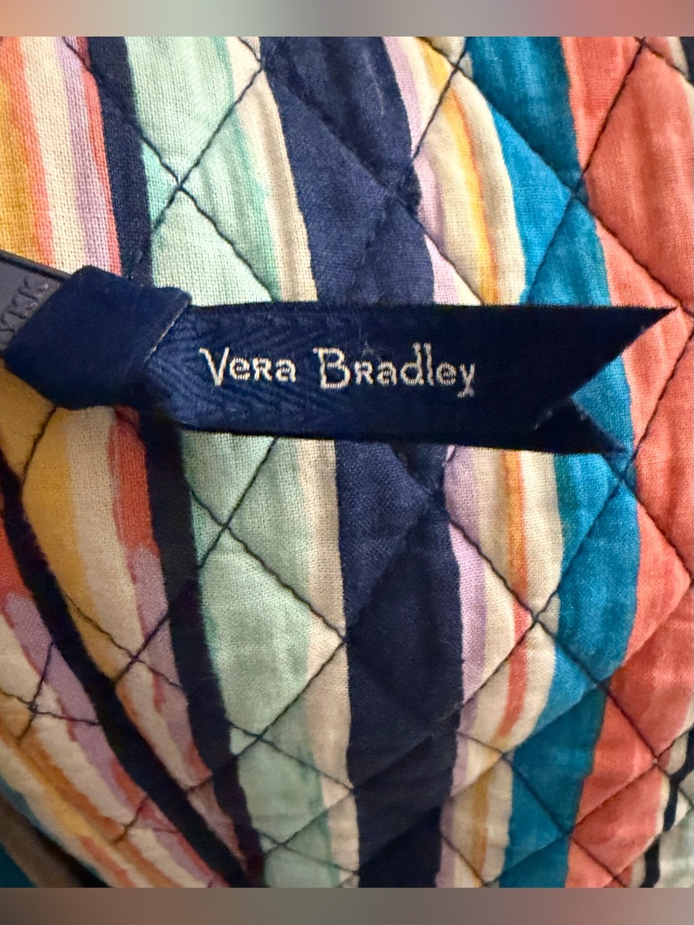 Vera Bradley Cabana Striped Backpack - Large - Picture 8 of 8